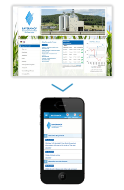 mobile Website Bayernhof GmbH in Hankofen