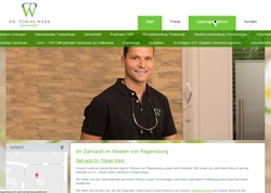 Website Zahnarzt Dr. Werk in Regensburg