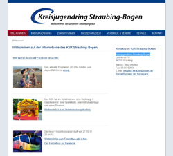 Screenshot Kreisjugendring Straubing-Bogen