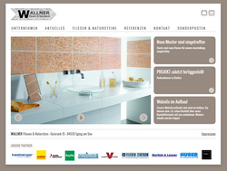 Screenshot Website Wallner Fliesen und Naturstein Eging am See