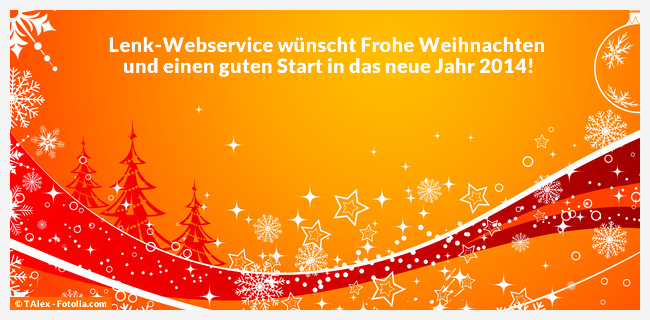 Lenk-Webservice wünscht frohe Weihnachten 2013