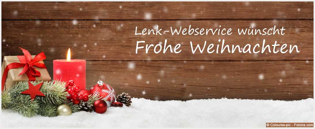 Lenk-Webservice wünscht frohe Weihnachten 2016